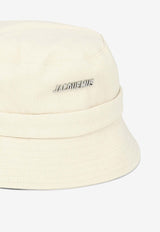 Jacquemus Gadjo Knotted Bucket Hat White 223AC0015001110_aabbd38a-5226-4db2-817b-1ef8291d0bfc