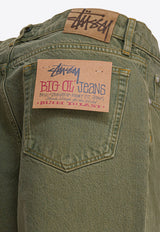 Stüssy Big Ol' Straight-Leg Jeans Green 1165991368 FADED ARMY_f3d4b551-c097-4bc7-8656-48da71924277