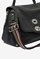 Zanellato Small Postina Leather Top Handle Bag Black POSTINA DAILY GIORNO S0680100050000Z0001_82744