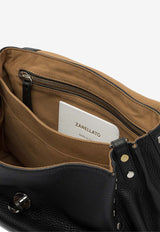 Zanellato Small Postina Leather Top Handle Bag Black POSTINA DAILY GIORNO S0680100050000Z0001_82744