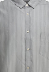 Acne Studios Striped Casual Shirt Gray BB0698AM4_16556032-ad92-4821-ab0f-43530d995c74