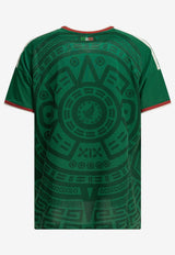 Adidas Originals Home Mexico 26 V-neck Jersey T-shirt Green JL8580BGREEN_1da06515-496c-40b2-88cc-b2d9541c1a9b