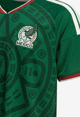 Adidas Originals Home Mexico 26 V-neck Jersey T-shirt Green JL8580BGREEN_1da06515-496c-40b2-88cc-b2d9541c1a9b