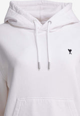 AMI PARIS Ami De Coeur Hooded Sweatshirt White FSW767.730100_aaeddcad-391b-4b66-bec4-ef1ebeda66c9