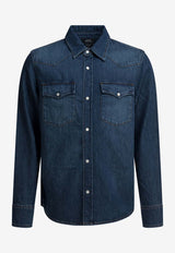 A.P.C. Western Denim Shirt COHME-H12632IAL_b41687a5-7a97-414f-a6fc-8e089eb7440b