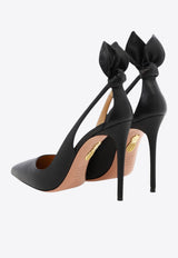 Aquazzura Bow Tie 105 Nappa Leather Pumps Black DENHIGP0NAP000_12150df9-ed2c-496b-8c02-c84dec09f311