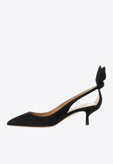 Aquazzura Bow Tie 50 Suede Pumps Black DENMIDP2SUE000_21092978-8809-4f11-a6c1-632b8736a629