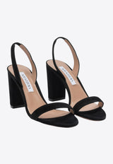 Aquazzura So Nude Block 85 Suede Sandals Black SNBMIDS0SUE000_b722e278-a0b4-4650-be72-67c3bd1a168c
