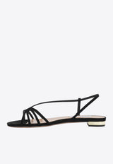 Aquazzura Talk To Me Low Flat Sandals Black TTMFLAS0SUE000_459b82f3-dea8-4d90-8af9-05805840af42