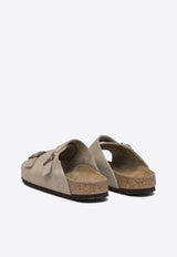 Birkenstock Zurich Suede Slides Taupe 050463TAUPE_4236fd76-f5a0-4a5f-8534-22f5cf6e37fc