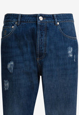 Brunello Cucinelli Logo Patch Ripped Jeans Blue M0Z37X2340C1468_d1f2922f-4282-4050-96a2-4de70659c410