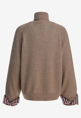 Brunello Cucinelli Turtleneck Cashmere Sweater Brown M12709803C077_f3b79653-7f38-4f79-93ed-db788baafe7e