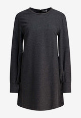 Brunello Cucinelli Wool and Cashmere Mini Dress Gray MB162AFB61C032_c7f5d4db-29e5-4edb-b90f-f875017573ad