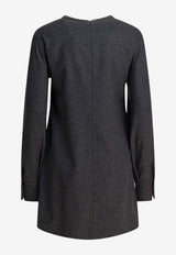 Brunello Cucinelli Wool and Cashmere Mini Dress Gray MB162AFB61C032_c7f5d4db-29e5-4edb-b90f-f875017573ad