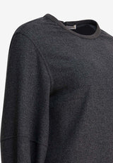 Brunello Cucinelli Wool and Cashmere Mini Dress Gray MB162AFB61C032_c7f5d4db-29e5-4edb-b90f-f875017573ad