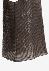 Brunello Cucinelli Sequin-Embellished Silk Top Brown MF940HW310C8589_283df191-ce0a-45e2-a231-c413e44d69f8
