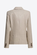 Brunello Cucinelli Double-Breasted Buttoned Blazer Beige MH5287413C001_0feaa088-9b43-4c2c-9f88-28cd2bc902c6