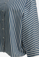 Brunello Cucinelli Shadow Stripe Shirt Blue MH749MX716C001_ed890ec7-99e1-471c-b36b-737809a8d99c