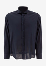 Brunello Cucinelli Silk-Blend Long-Sleeved Shirt Blue MH8366686C6134_18f675a4-98a3-427e-9868-a5a685dd5819