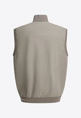 Brunello Cucinelli Zip-Up High-Neck Vest Brown MM4796584CJM82_280c8eea-4968-4af1-8b3e-54c9e5b183fe
