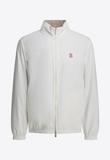 Brunello Cucinelli Reversible Windbreaker Jacket White MM49A7434GCJE64_ba24770f-f1c5-4964-a0c6-9f427c38b3db