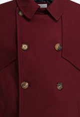 Brunello Cucinelli Double-Breasted Leather Coat Red MPBOX2069CLS86_5a076827-ff98-415f-8cb7-65091a9f406a