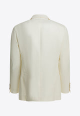 Brunello Cucinelli Double-Breasted V-neck Blazer White MR4787BPDC1010_fa79837b-4ae0-4935-b939-33f61205d8f1