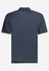 Brunello Cucinelli Faux Layering Polo Jersey T-shirt Blue MR8333966CTA27_eb1914c1-ac58-421c-a92d-a79030e8bdd5