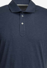 Brunello Cucinelli Faux Layering Polo Jersey T-shirt Blue MR8333966CTA27_eb1914c1-ac58-421c-a92d-a79030e8bdd5