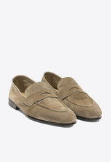 Brunello Cucinelli Suede Penny Loafers Beige MZUCAHG730C2767_26c3feec-2f13-40be-9509-79bced210f13