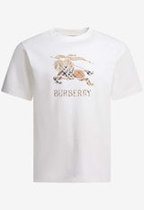 Burberry Checked EKD Print T-shirt White 8119014_e38e8682-fa81-4765-a0b0-5d4d2c1e1640