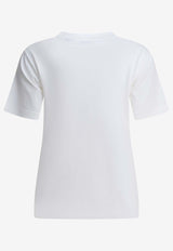 Burberry Embroidered EKD T-shirt White 8121038_609118eb-7b0a-4930-9e7c-a709b5058fc5