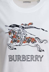 Burberry Embroidered EKD T-shirt White 8121038_609118eb-7b0a-4930-9e7c-a709b5058fc5