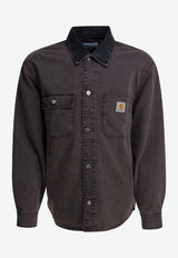 Carhartt Wip Mitch Logo Patch Overshirt Brown I0362623AN.0J_a173c1d8-b015-4280-a38d-7f63246076af