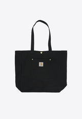 Carhartt Wip Bay Logo Tote Bag Black I03633389.01_2878a56d-468e-4f89-9cc1-ef0b0f39543e