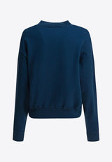 Chloé Logo Crewneck Sweatshirt Blue CH24AJH121924C6_2aa92090-c6b9-40f4-9fce-a6206981932b