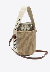 Chloé Small Woody Shoulder Bag White
