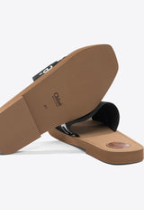 Chloé Woody Printed Slides Black