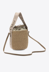Chloé Small Woody Shoulder Bag Beige