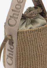 Chloé Small Woody Shoulder Bag Beige