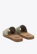 Chloé Woody Logo Slides Green CHC23U188EF3D6_43f30648-8e39-4108-8155-76be1fc1b32f