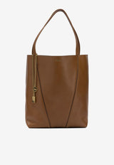 Chloé Small Spin Shoulder Bag Brown CHC25SS811N8426M_e5419c53-e72b-4de8-b849-6f4c935572cd