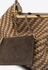 Etro Small Vela Woven Raffia Shoulder Bag Brown WP1B0002AE301M0448_15975494-924c-4942-9040-1ab40c5353be