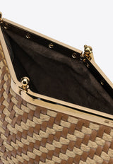 Etro Small Vela Woven Raffia Shoulder Bag Brown WP1B0002AE301M0448_15975494-924c-4942-9040-1ab40c5353be