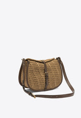 Etro Medium Pony Shoulder Bag Beige