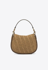 Etro Medium Pony Shoulder Bag Beige