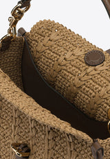 Etro Medium Pony Shoulder Bag Beige