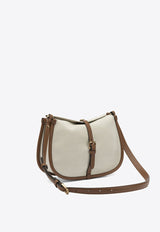 Etro Medium Pony Shoulder Bag White