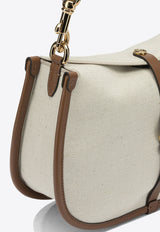 Etro Medium Pony Shoulder Bag White