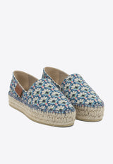 Etro Paisley Patterned Espadrilles Blue